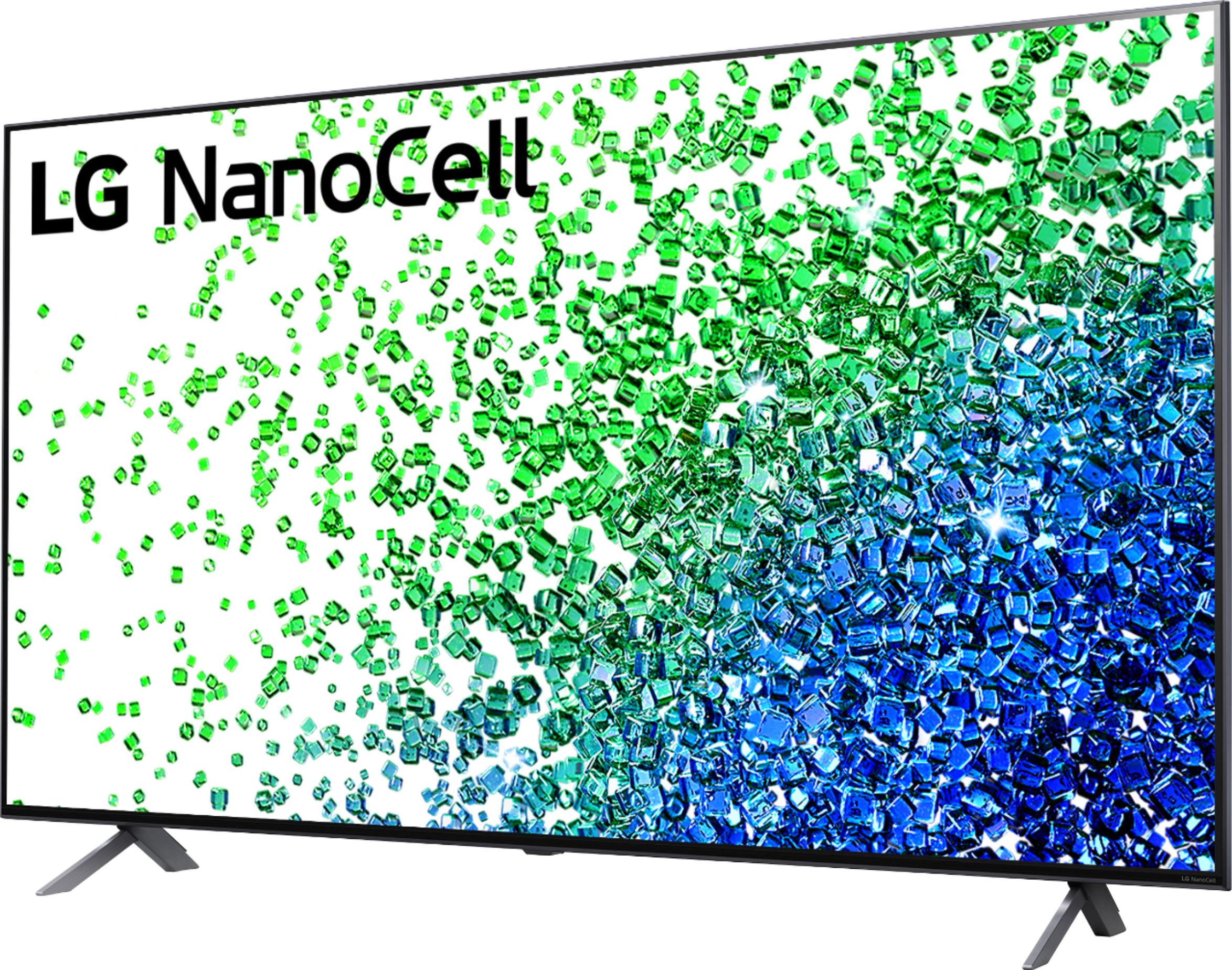 Left View: LG - 55" Class NanoCell 80 Series LED 4K UHD Smart webOS TV