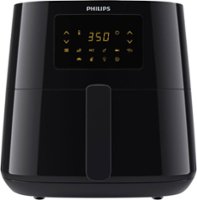 Philips Essential Airfryer-XL Digital with Rapid Air Technology (2.65lb/6.2L capacity)- HD9270/91 - Black - Front_Zoom