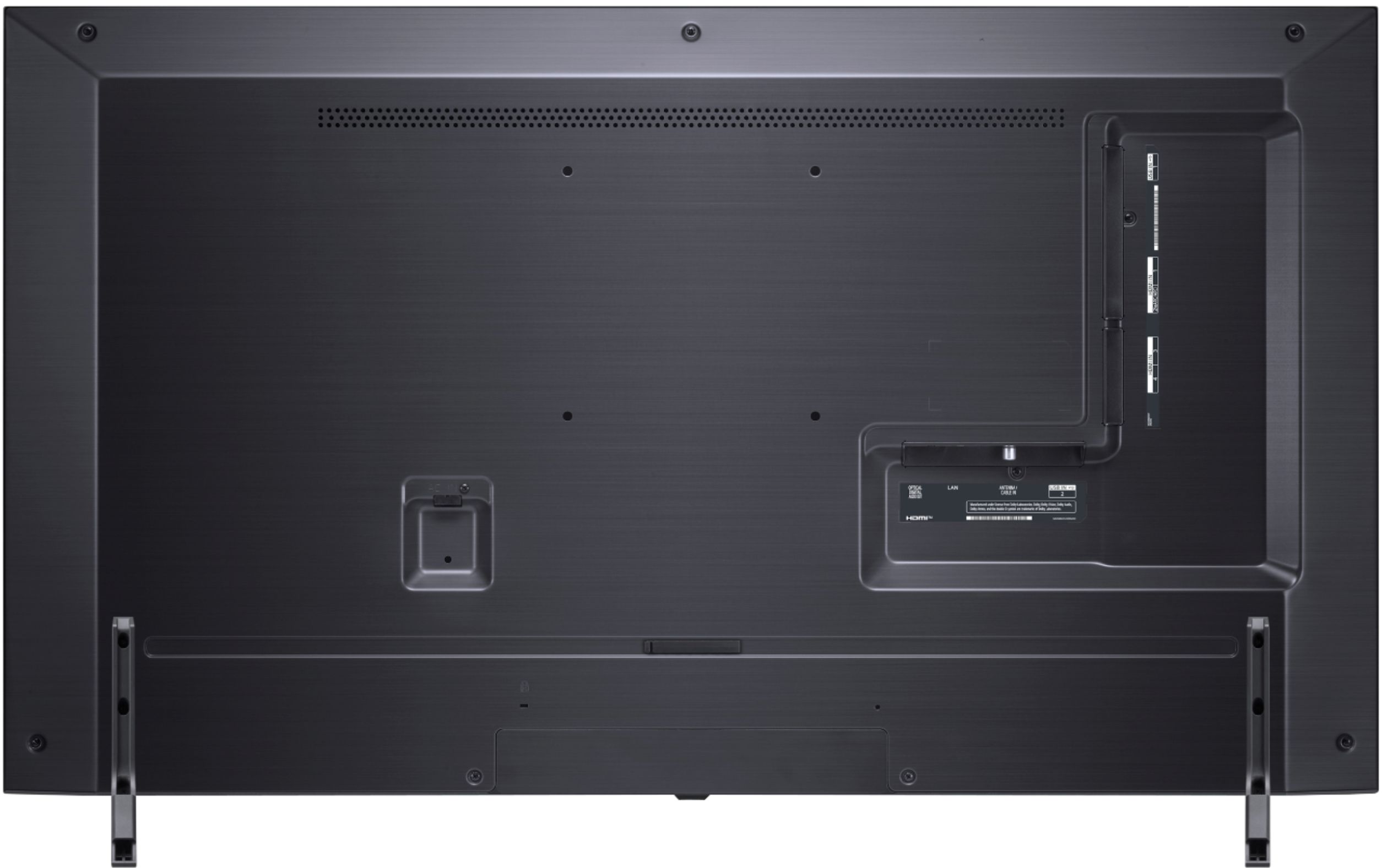 Back View: LG 50" Class 4K Smart UHD TV NanoCell 80 Series w/ AI ThinQ® 50NANO80UPA
