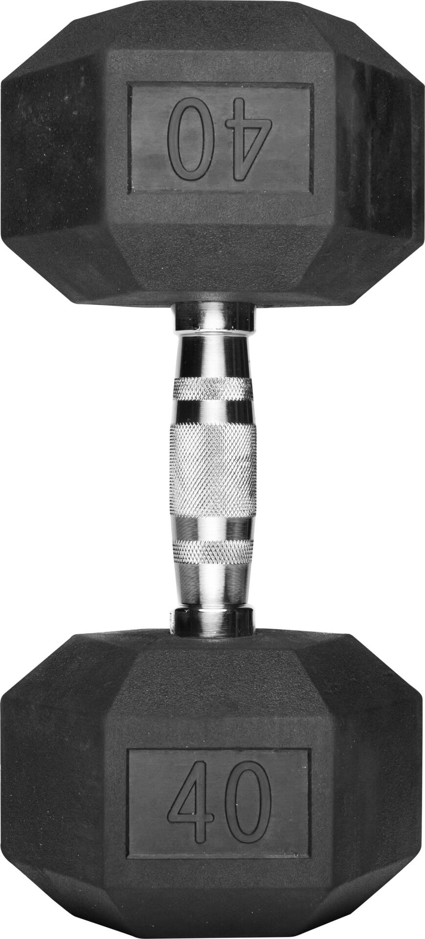 Stack Exercise Magazine Stack Fitness 40LB Hex Dumbbell Black 40LB Stack Dumbbell - Best Buy