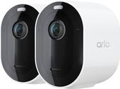 Arlo - Pro 4 Spotlight Camera, 2 Pack - VMC4250P - White