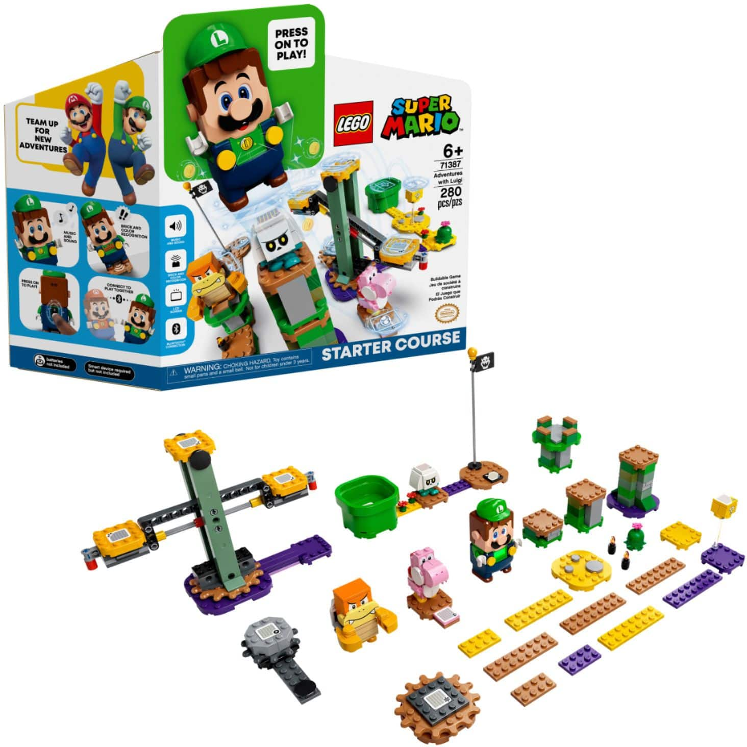 LEGO Super Mario Adventures with Luigi Starter Course 71387 6332716 Best Buy