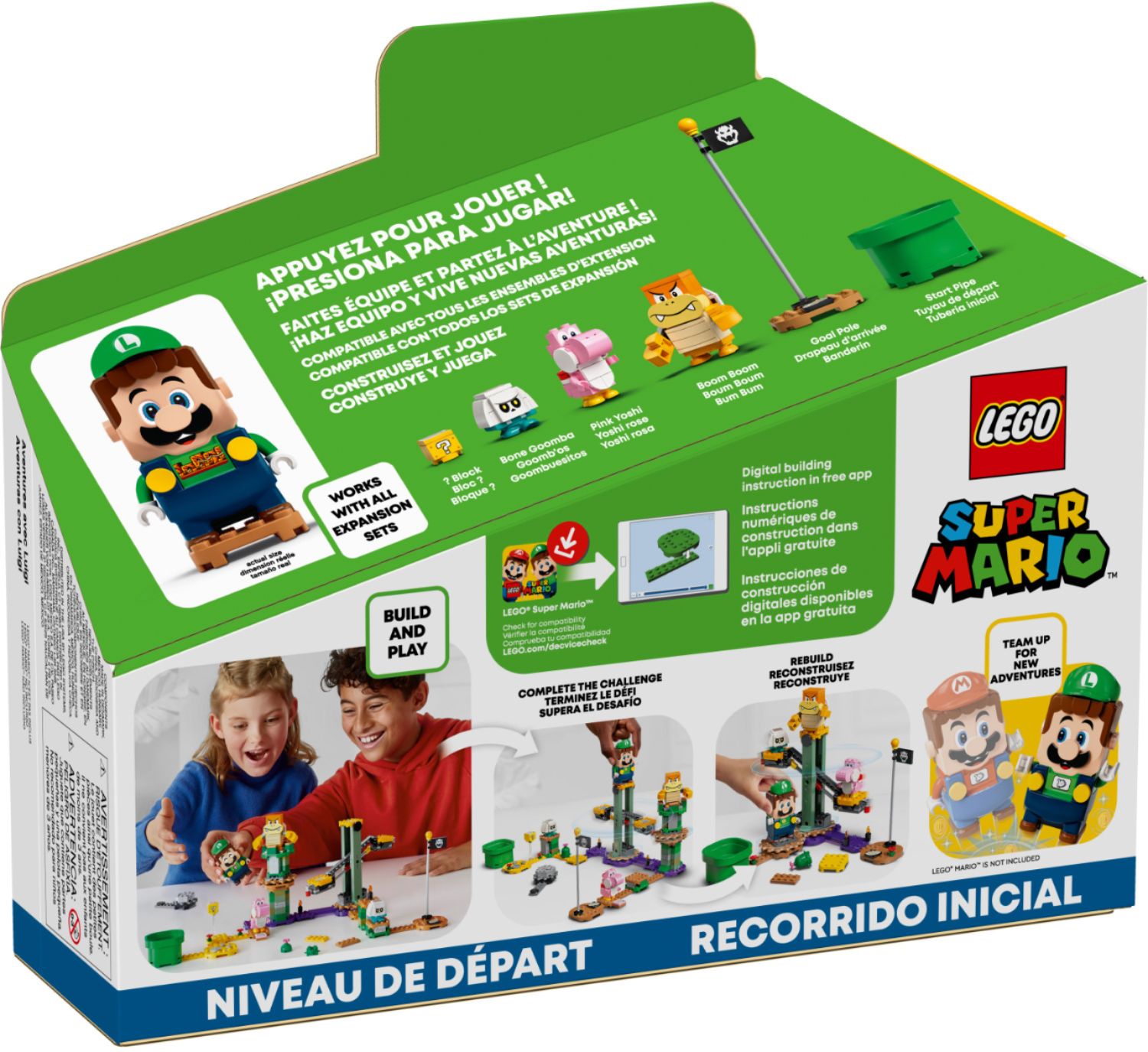 Instructions/Parts List for Custom LEGO Nintendo Luigi Figure