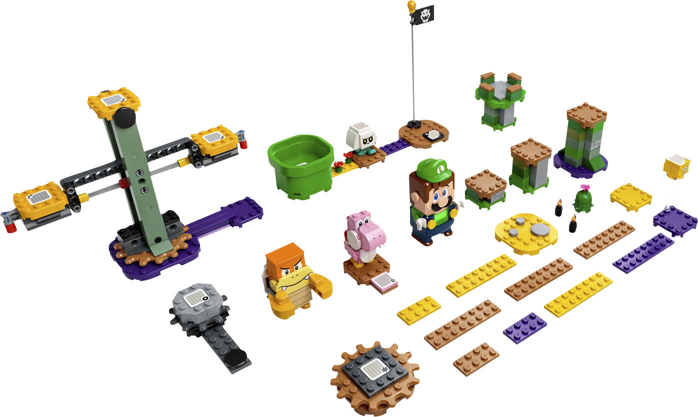Left View: LEGO - Super Mario Adventures with Luigi Starter Course 71387