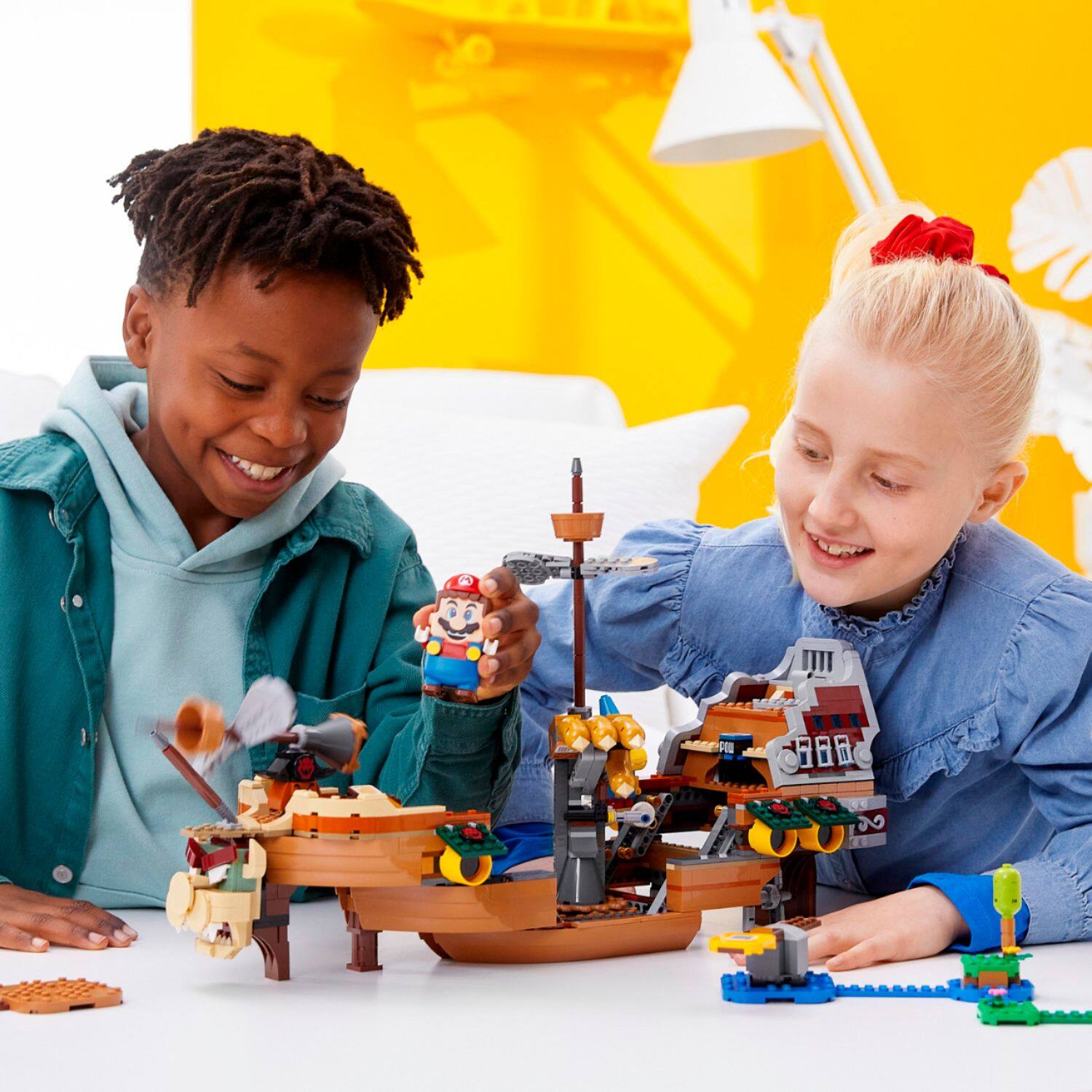 Zoom in on Angle Zoom. LEGO - Super Mario Bowsers Airship Expansion Set 71391.