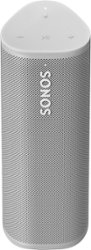 Sonos - Roam Smart Portable Wi-Fi and Bluetooth Speaker with Amazon Alexa and Google Assistant - White - Front_Zoom