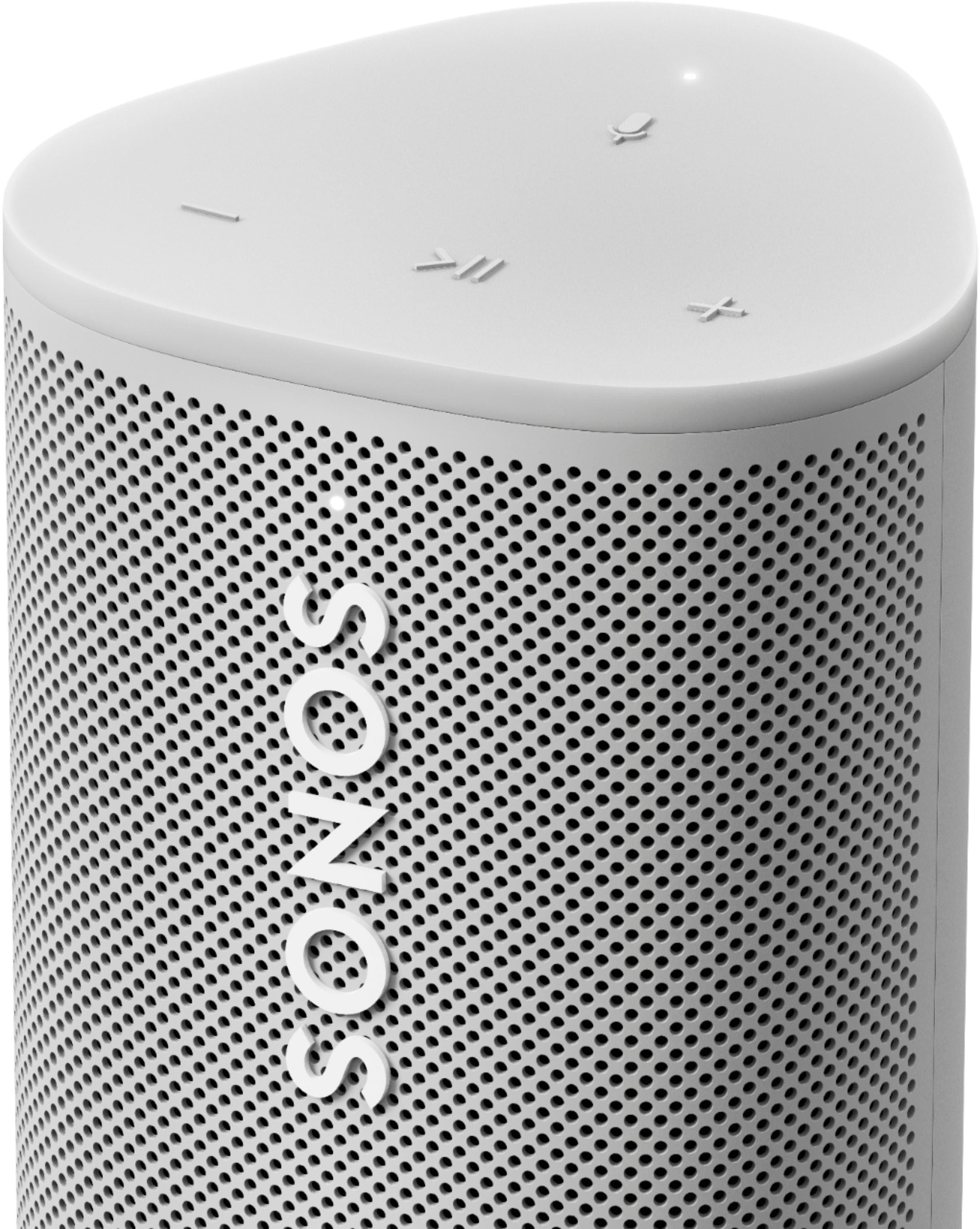 Alt View 11. Sonos - Roam Smart Portable Wi-Fi and Bluetooth Speaker with Amazon Alexa and Google Assistant - White.