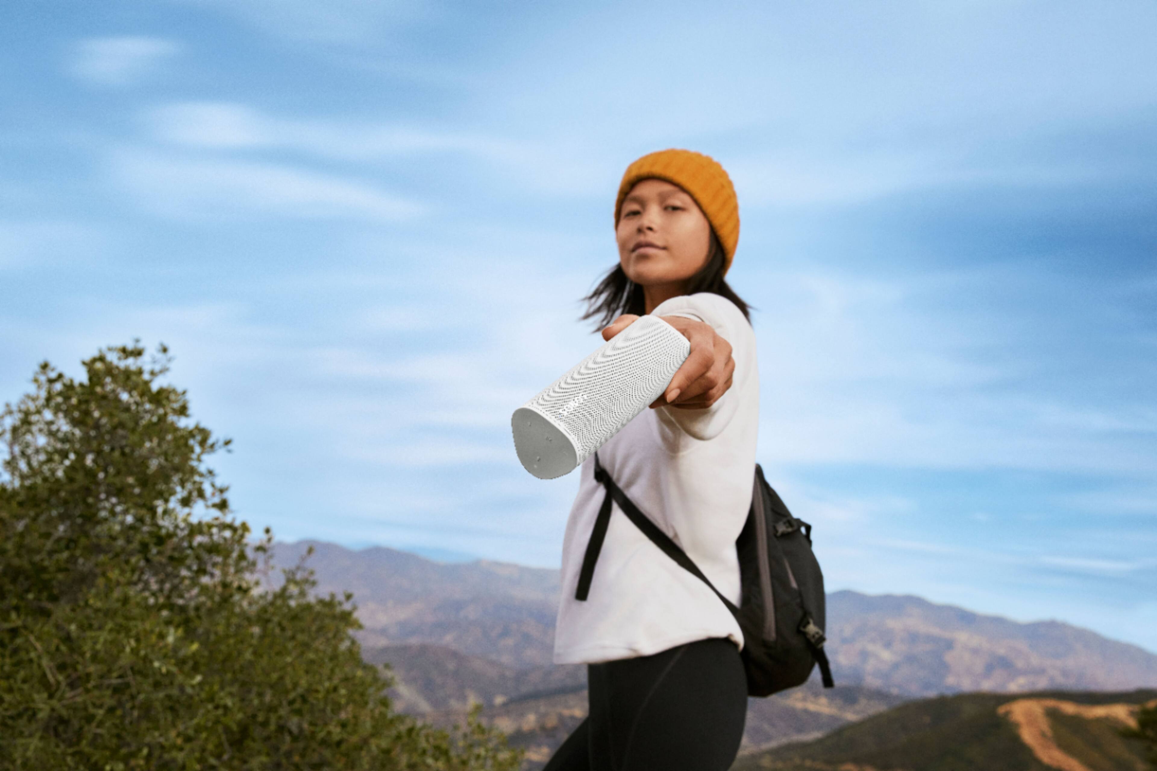 Alt View 18. Sonos - Roam Smart Portable Wi-Fi and Bluetooth Speaker with Amazon Alexa and Google Assistant - White.