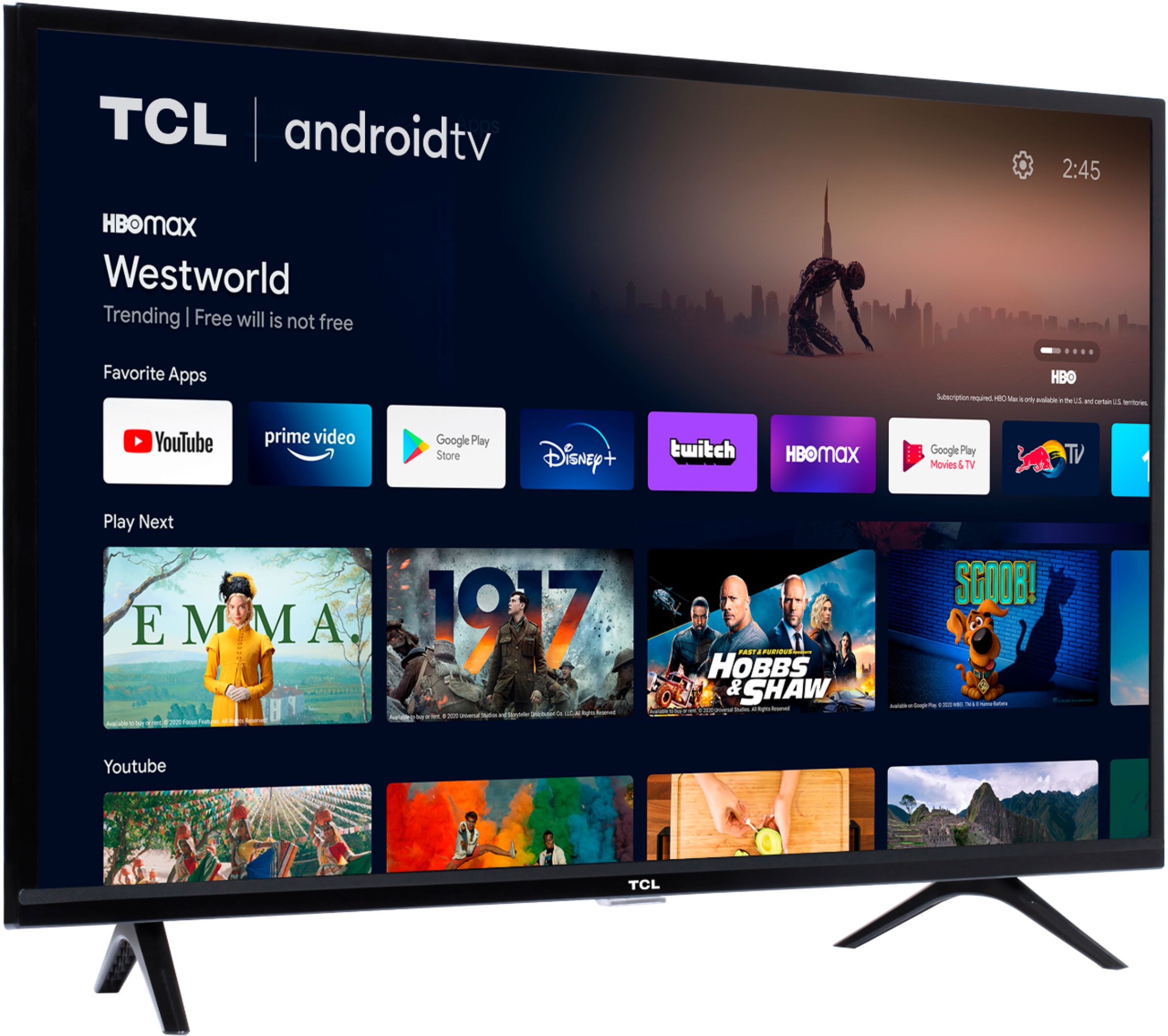 TCL 40 Class 3-Series FHD LED Smart Android TV - 40S334