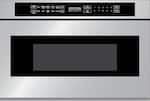 Fulgor Milano - Microwave, 24", Built-In Drawer, 950W, 1.2CuFt - Stainless steel - Front_Standard
