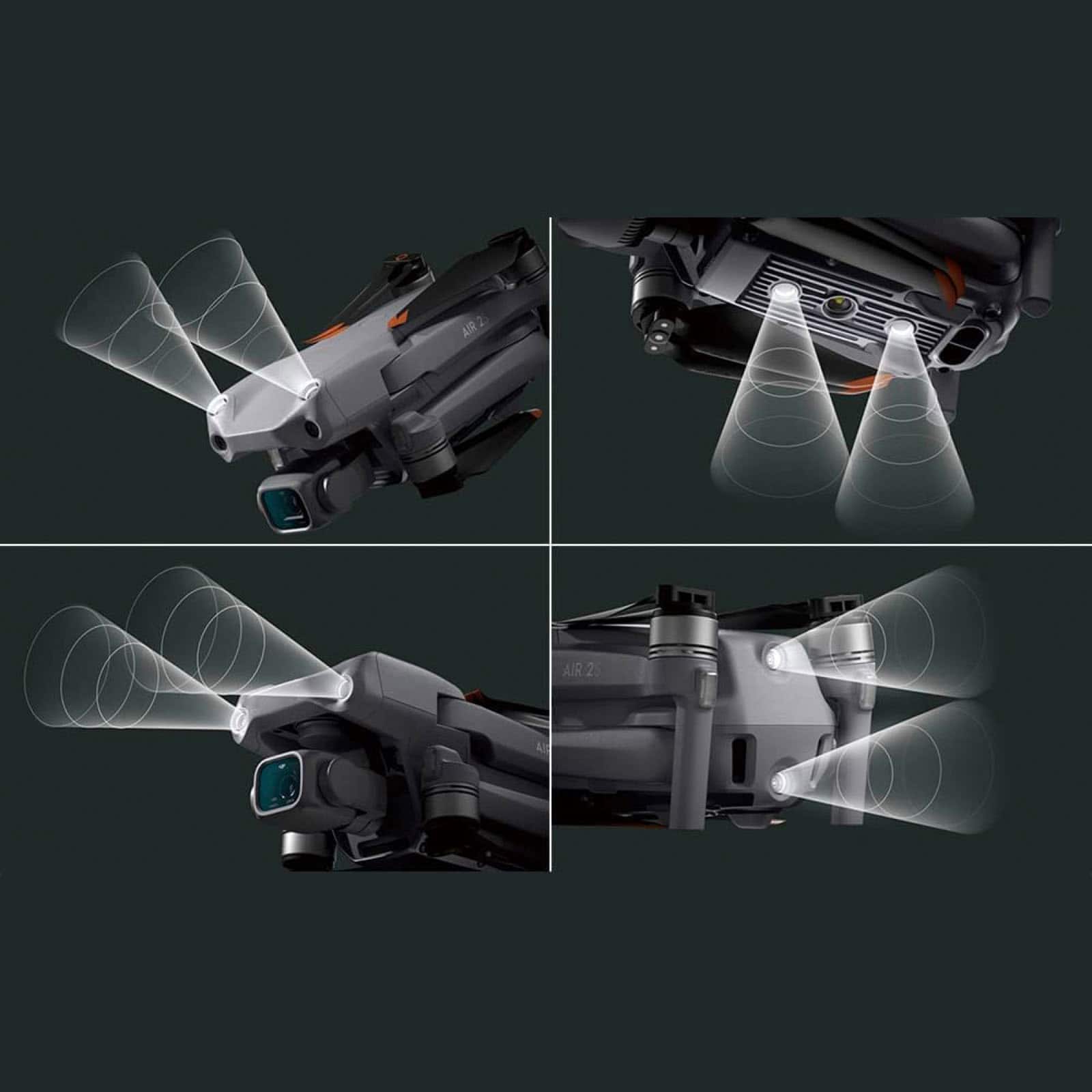 Alt View 20. DJI - Air 2S Fly More Combo Drone with Remote Control - Gray.