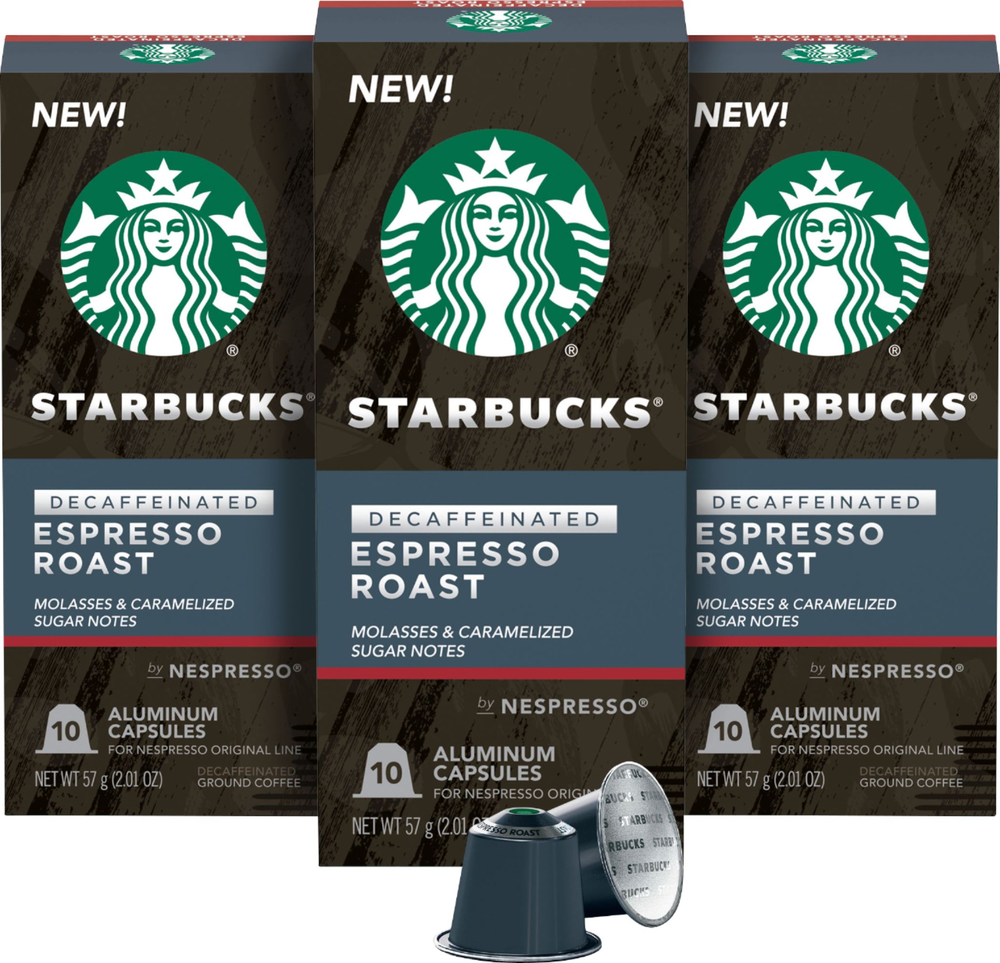 punkt Beskrivende Arv Best Buy: Starbucks by Nespresso Decaf Espresso Roast 3 Pack 116555