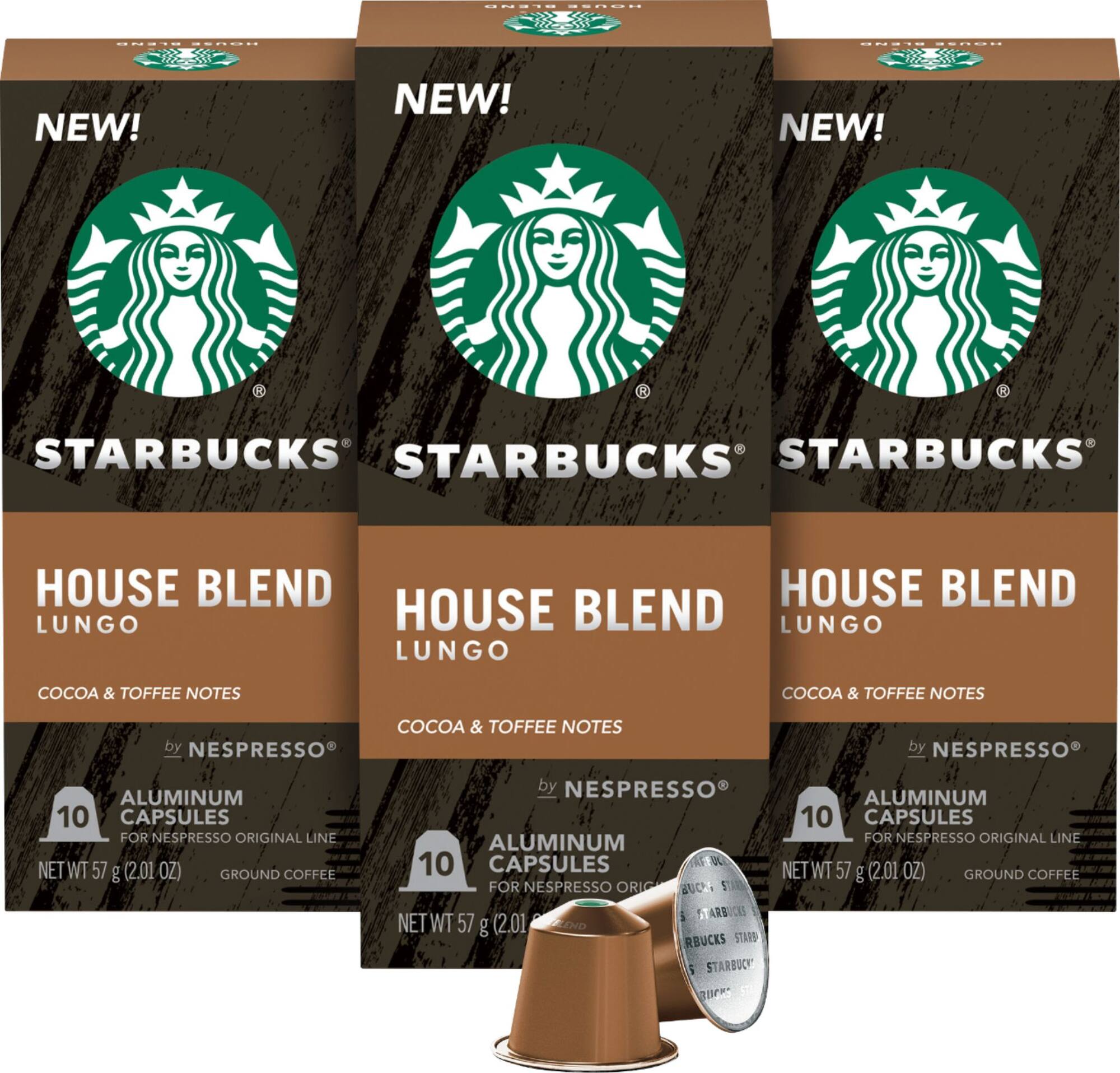Zoom in on Front Zoom. Nespresso - Starbucks House Blend 3 Pack.