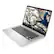 Left. HP - 14" HD Touch Screen Laptop - Intel Celetron N4000 - 4GB - 32GB eMMC - Mineral silver.