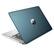 Angle. HP - 14" HD Touch Screen Laptop - Intel UHD Graphics 600 - 4GB - 32GB eMMC - Forest teal.
