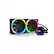 Front. NZXT - Kraken X63 280mm Radiator RGB All-in-one CPU Liquid Cooling System - Black.