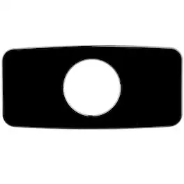 Stinger - Replacement Trim Plate for Most 3" Marine Radios - Black