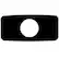 Front. Stinger - Replacement Trim Plate for Most 3" Marine Radios - Black.