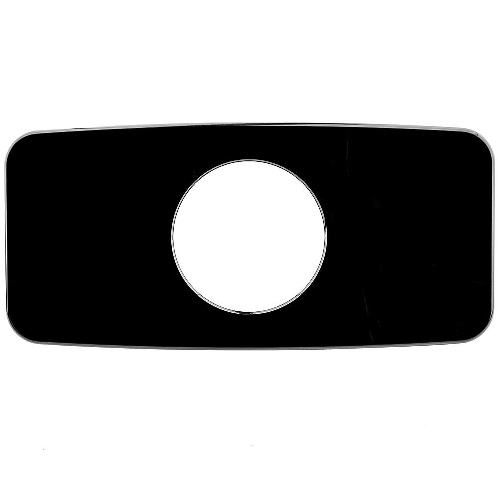 Front. Stinger - Replacement Trim Plate for Most 3" Marine Radios - Black.