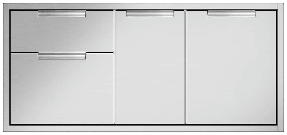 DCS - Professional 48" Built-in Access Drawers - Brushed Stainless Steel