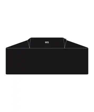 Angle. DCS - 48" Freestanding Grill Cover - Black.
