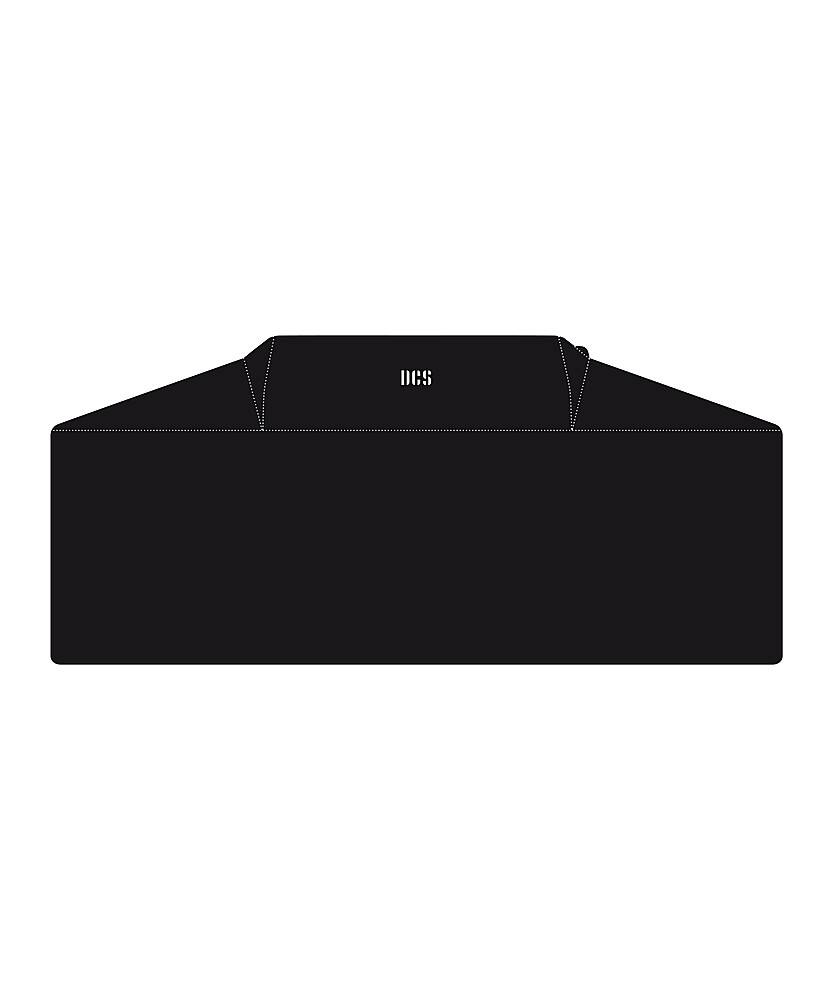 Angle. DCS - 48" Freestanding Grill Cover - Black.