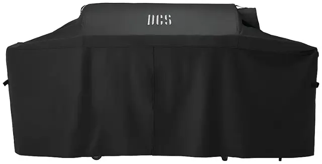 Angle. DCS - 48" Built-In Grill Cover - Black.