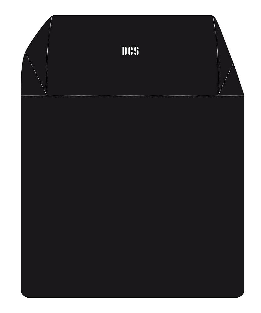Angle. DCS - 30" Freestanding Grill Cover - Black.
