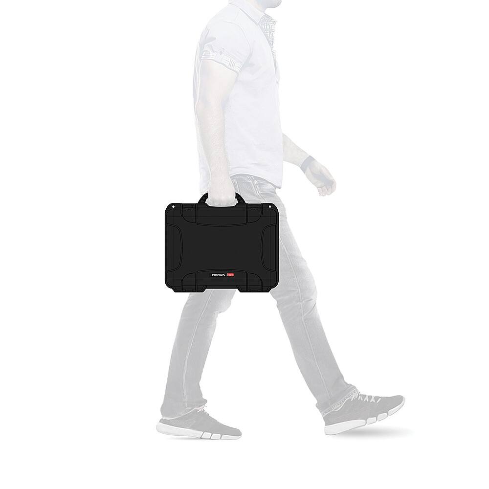 Best Buy NANUK 14.3” Waterproof Briefcase with Foam Insert Black 9101001