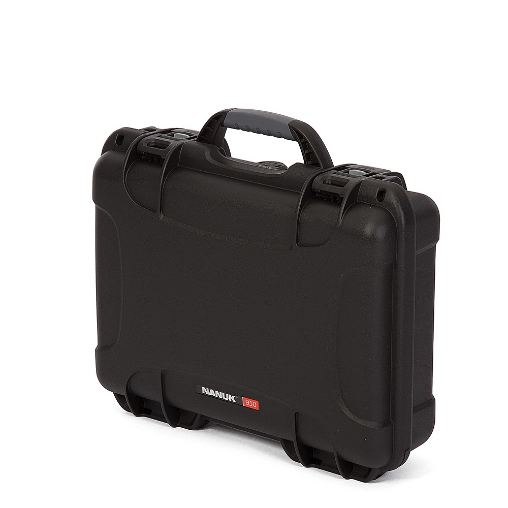 Left View: NANUK - 14.3” Waterproof Briefcase with Foam Insert - Black