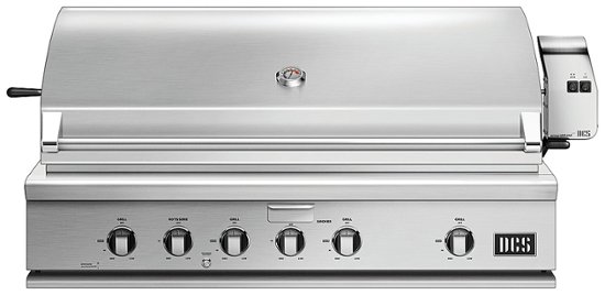 Angle Zoom. DCS by Fisher & Paykel - Traditional 48" Built-In Gas Grill - Brushed Stainless Steel.