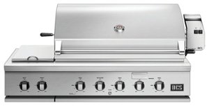 DCS by Fisher & Paykel - 48" Series 7 Grill with Integrated Side Burners, Natural Gas - Brushed Stainless Steel - Angle_Zoom