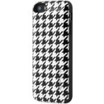 Front. Incipio - offGRID Print iPhone 5S Backup Battery Case 2000mAh - Black Houndstooth.