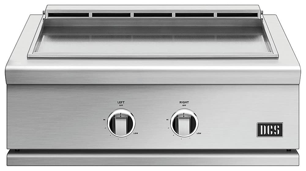 Angle. DCS - Series 9 Outdoor Liquid Propane Gas Griddle - Stainless Steel.