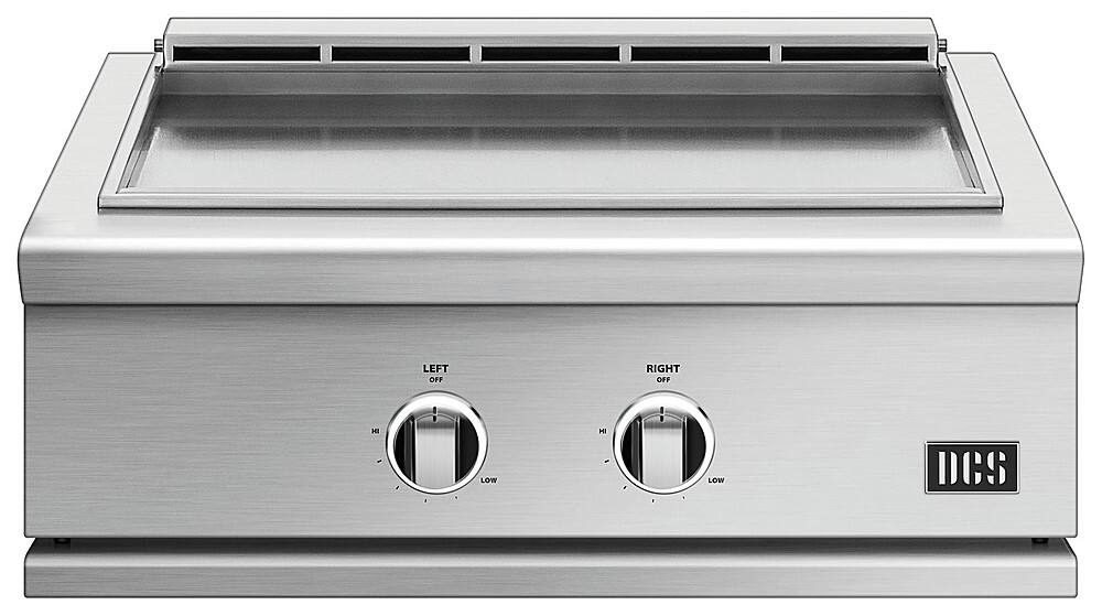 Angle. DCS - Series 9 Outdoor Liquid Propane Gas Griddle - Stainless Steel.