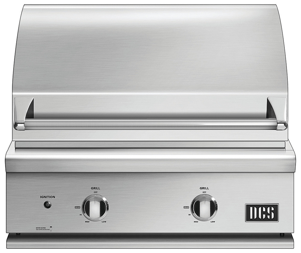 Angle View: DCS by Fisher & Paykel - Liberty 30" Gas Cooktop - Natural Gas - Stainless steel