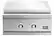 Alt View 11. DCS - 24" Series 9 Power Burner, LP Gas - Stainless Steel.