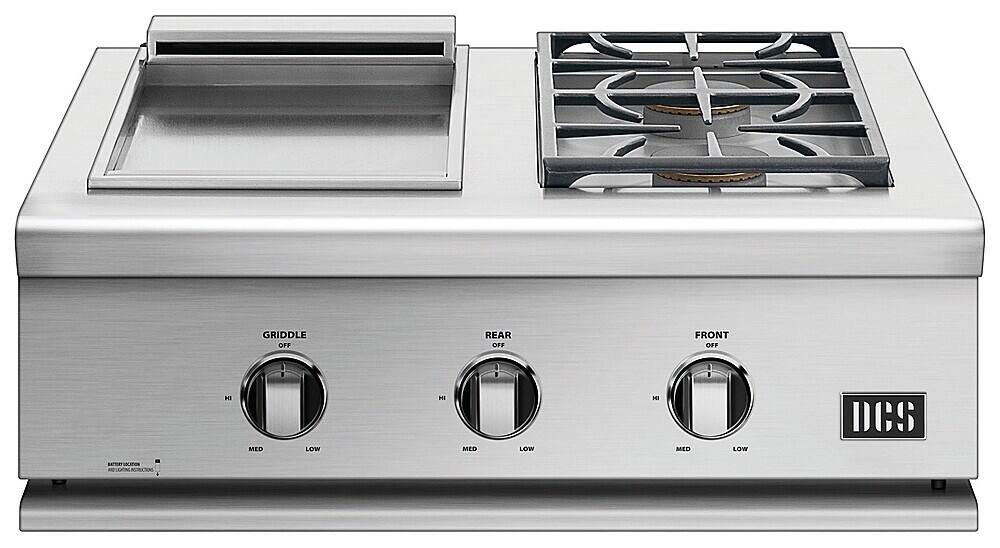 DCS - Liberty 30" Side Burner - Natural Gas - Stainless Steel