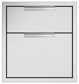 DCS - Tower Double Drawer - Brushed Stainless Steel