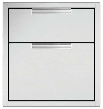 DCS by Fisher & Paykel - Tower Double Drawer - Brushed Stainless Steel