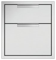 DCS by Fisher & Paykel - Tower Double Drawer - Brushed stainless steel - Front_Zoom