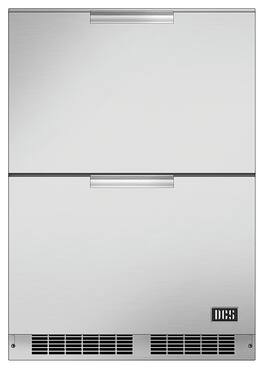 DCS - 5.6 Cu. Ft. Mini Fridge - Brushed Stainless Steel