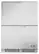 Front. DCS - 5.6 Cu. Ft. Mini Fridge - Brushed Stainless Steel.