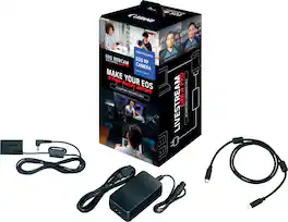 Canon - EOS Webcam Accessories Starter Kit for EOS RP Cameras - Black