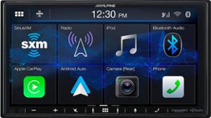 Alpine - 7" Shallow Chassis Multimedia Receiver - Black - Front_Zoom
