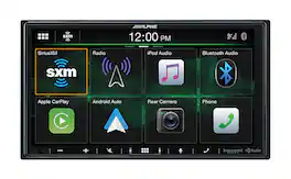 Alpine - 7” Android Auto and Apple CarPlay Bluetooth Digital Media Receiver - Black