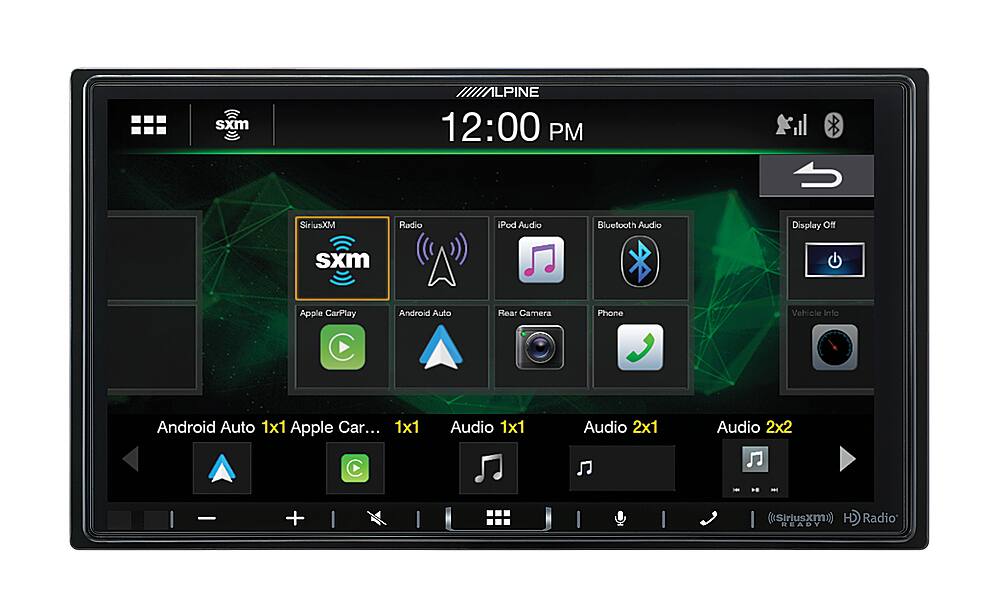 Alt View 11. Alpine - 7” Android Auto and Apple CarPlay Bluetooth Digital Media Receiver - Black.
