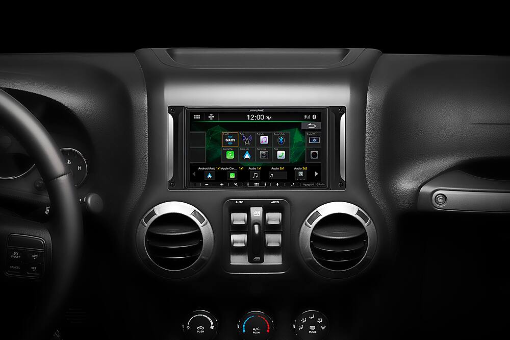 Alt View 12. Alpine - 7” Android Auto and Apple CarPlay Bluetooth Digital Media Receiver - Black.