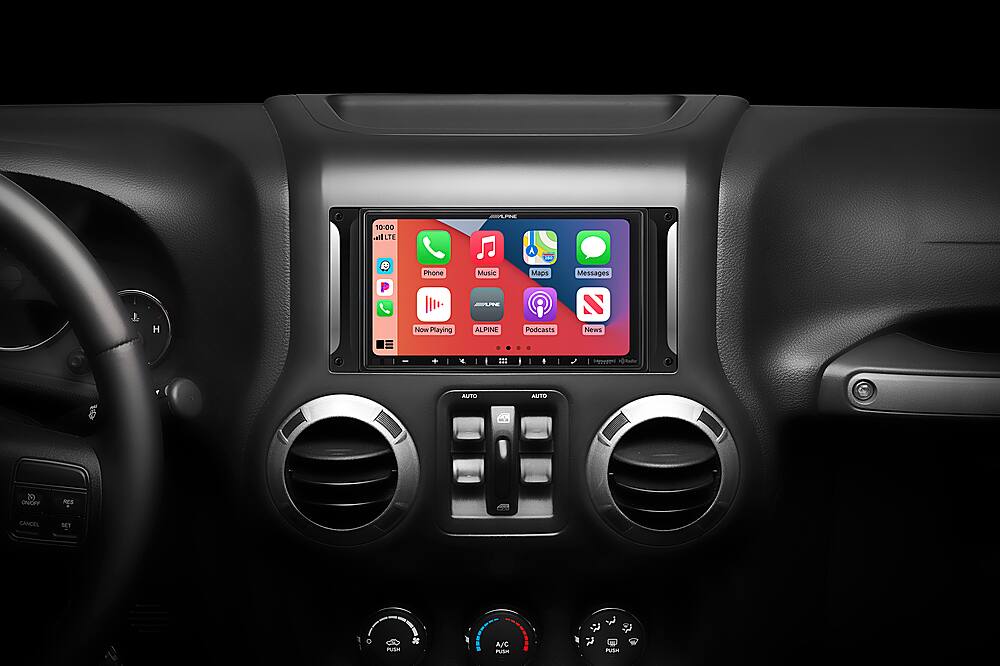 Alt View 14. Alpine - 7” Android Auto and Apple CarPlay Bluetooth Digital Media Receiver - Black.