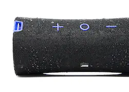Alpine - Turn1 Portable Waterproof Bluetooth Speaker - Black - Front_Zoom